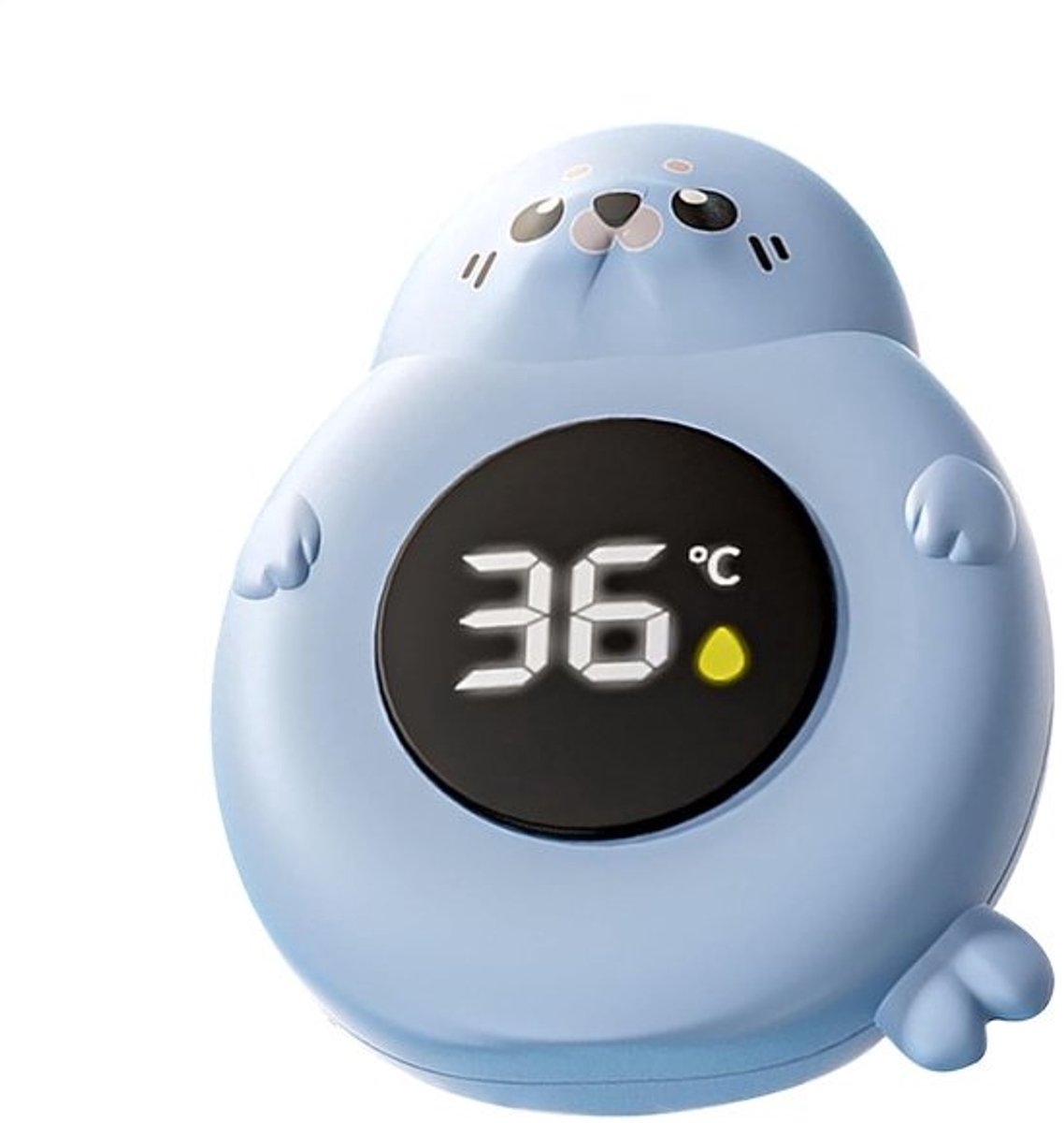 Babybadthermometer - Water temperatuurmeter - Veilig baden - Leuke vorm - 9 x 7 cm - Blauw