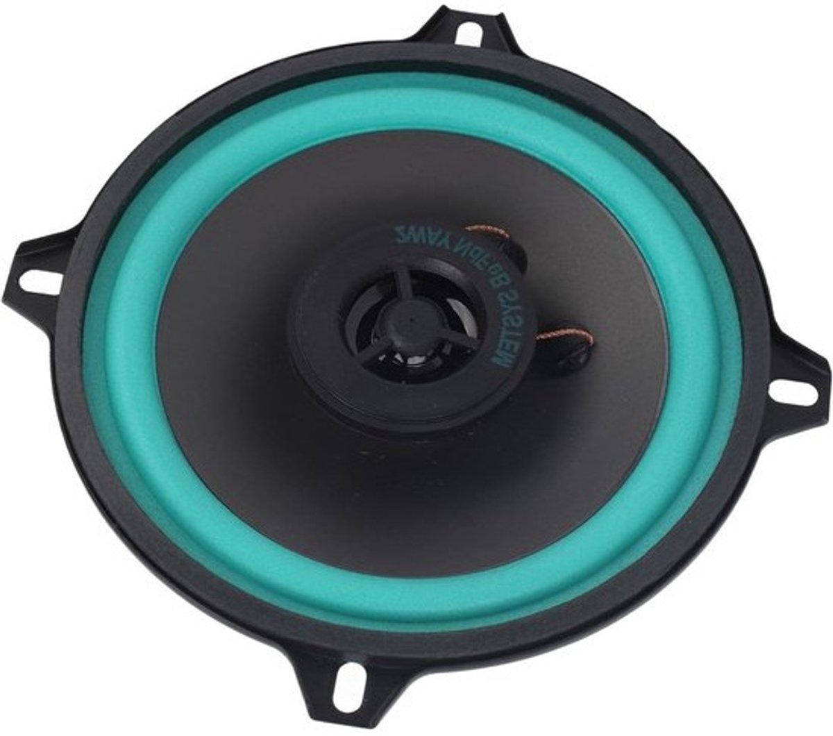 Autoluidsprekers - Coaxiale speakers - Voor muziek luisteren - Hoge gevoeligheid - 4 inch - Zwart