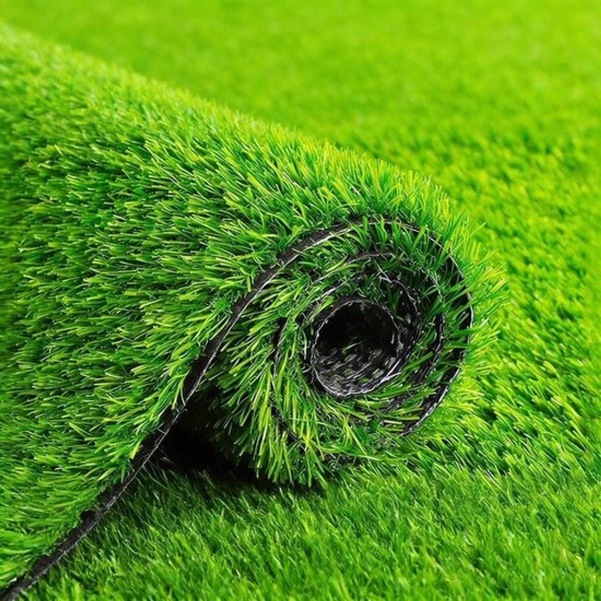 Kunstgrasmat - Balkontapijt - Onderhoudsvrije tuin - Zelf op maat - 2 cm dik - Groen