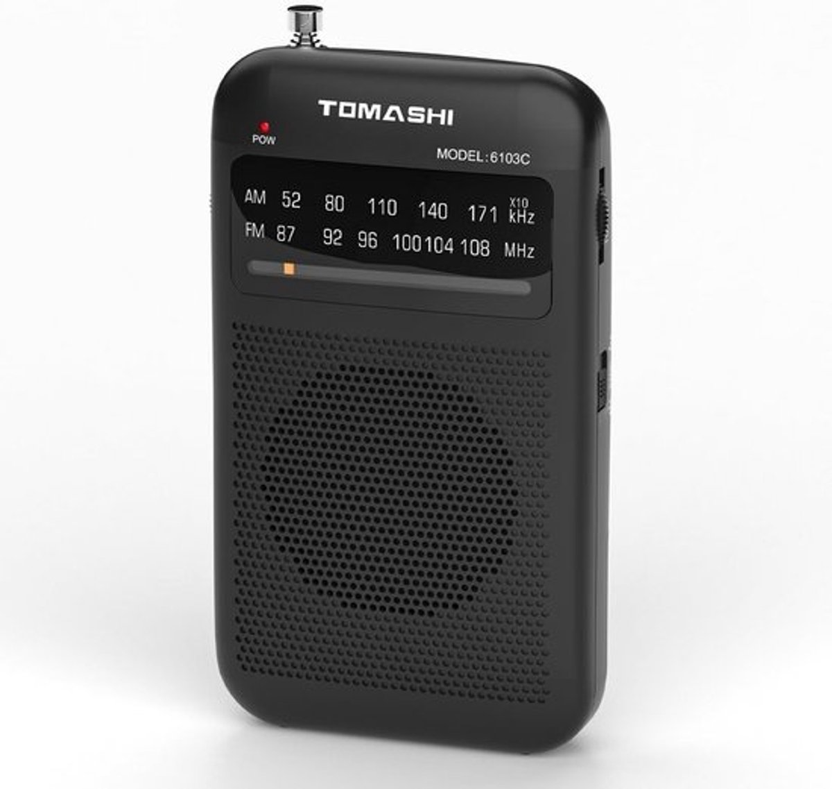 Draagbare radio - AM FM - Luisteren - Onderweg - Muziek - Werkt op batterijen - Compact formaat