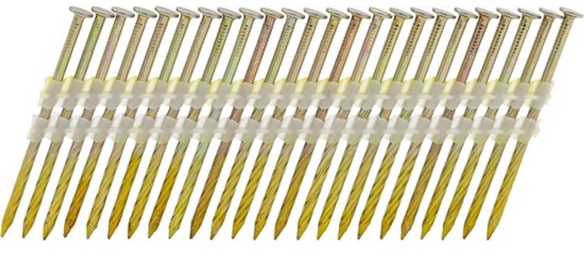 Stripspijkers met ronde kop - Persluchtspijkers - Snel bevestigen - Schroefmateriaal - Verzinkt materiaal - 31 x 70 mm