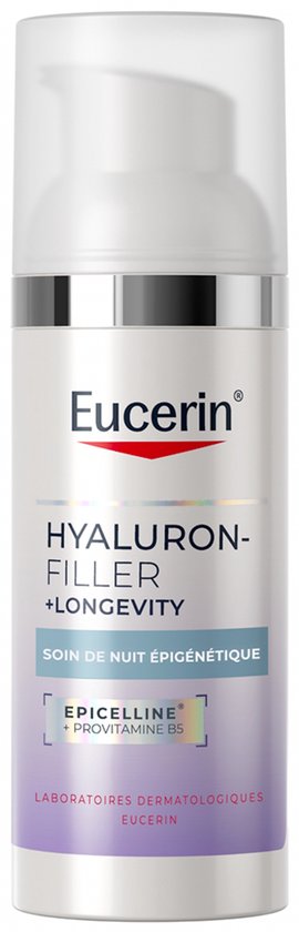 Eucerin Hyaluron-Filler + Longevity Epigenetische Nachtcrème 50 Crème