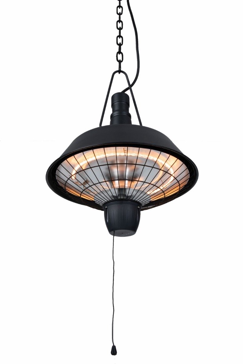 Sunred Indus Bright 2100 W - Hanging Patio Heater - Black