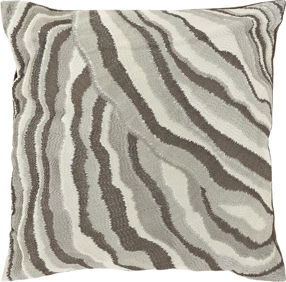 Unique Living Sierkussen Ezra 45x45cm - Chateau Grey Grijs