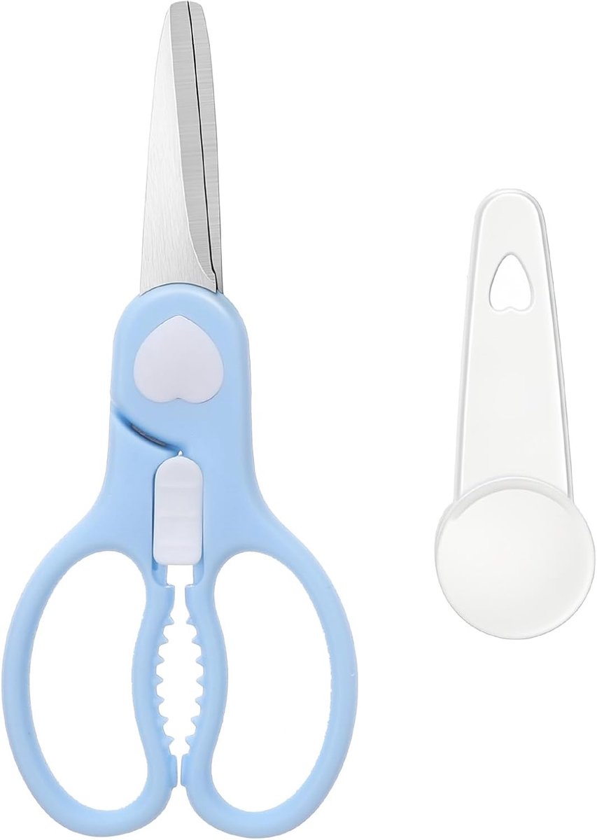 Babyvoeding schaar - roestvrij staal - afneembare messen - hygiënisch reinigen - ShopVlot