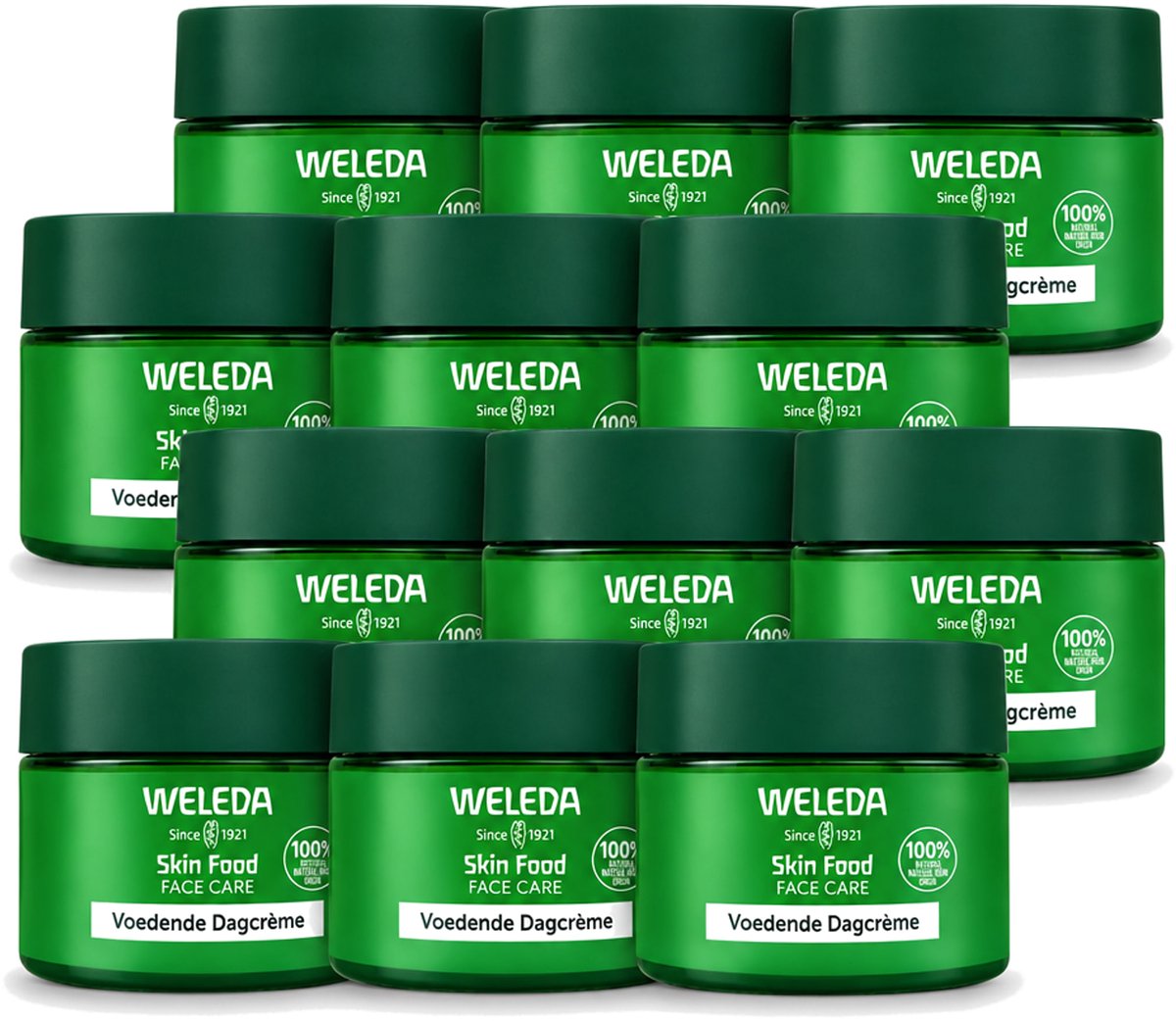 12 x WELEDA - Dagcrème Skin Food - Voedend - 40 ml - Voordeelverpakking - 12 stuks