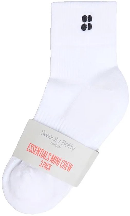 Sweaty Betty Essentials Mini Crew Sokken 3-Paar ZWART - Maat 2/5 van Sweaty Betty — afbeelding 2