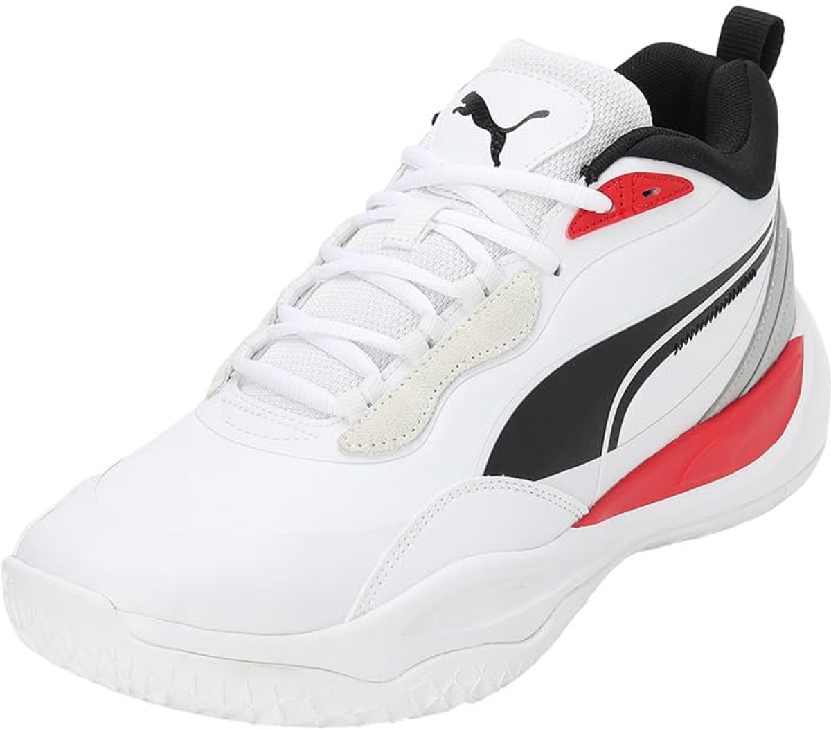 Puma Playmaker Pro Plus Basketbalschoenen Wit