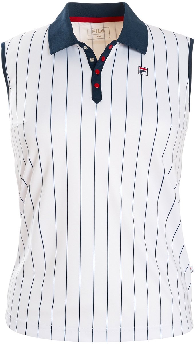Fila Pauline Polo Stripes Wit