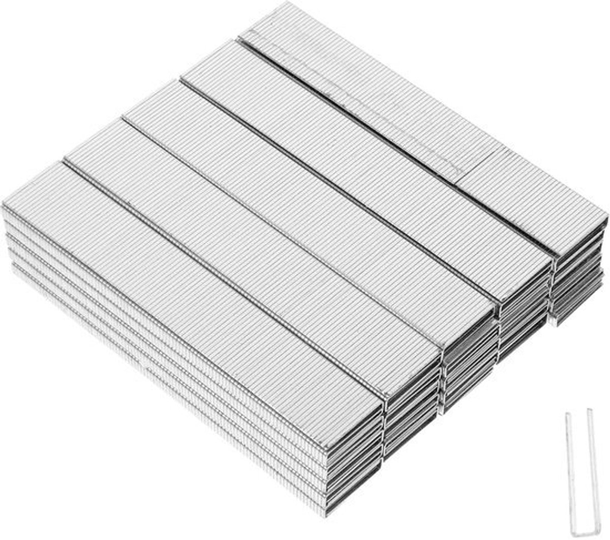 Vormige spijkers - Elektrische nagels - Krammen - Voor meubelmontage - Hout - Moeiteloze bevestiging - 2x0.5x0.1 cm - Zilver