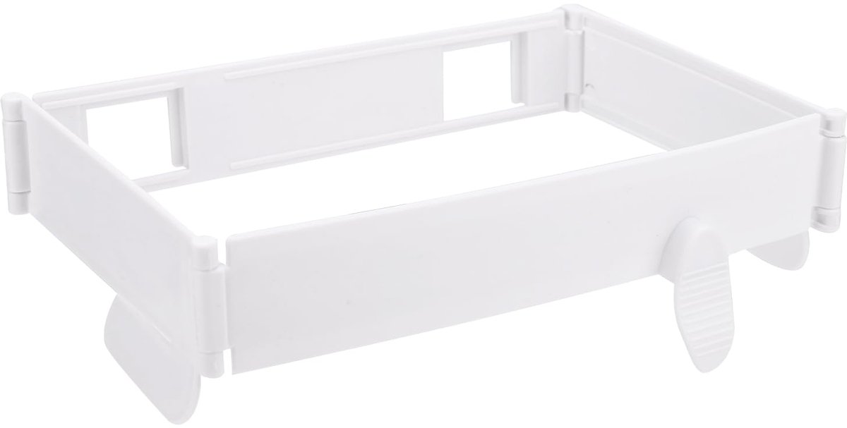 Opvouwbare Afvalzakhouder, Opvouwbare Keukenafvalzakhouder met Kleefbevestiging voor Keukenkastjes Tafelzijden Muur - ShopVlot