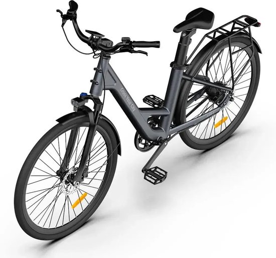 ADO Air 28 - Elektrische Fiets - 28 inch - 250W motor - Actieradius tot 100 km - Hydraulische schijfremmen - 346Wh accu - Lage instap - Grijs — afbeelding 2