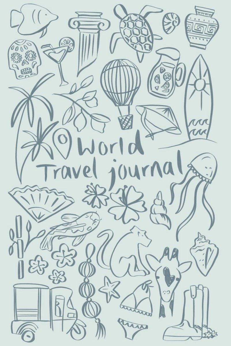 World Travel Journal: Small Blue Cover - ShopVlot
