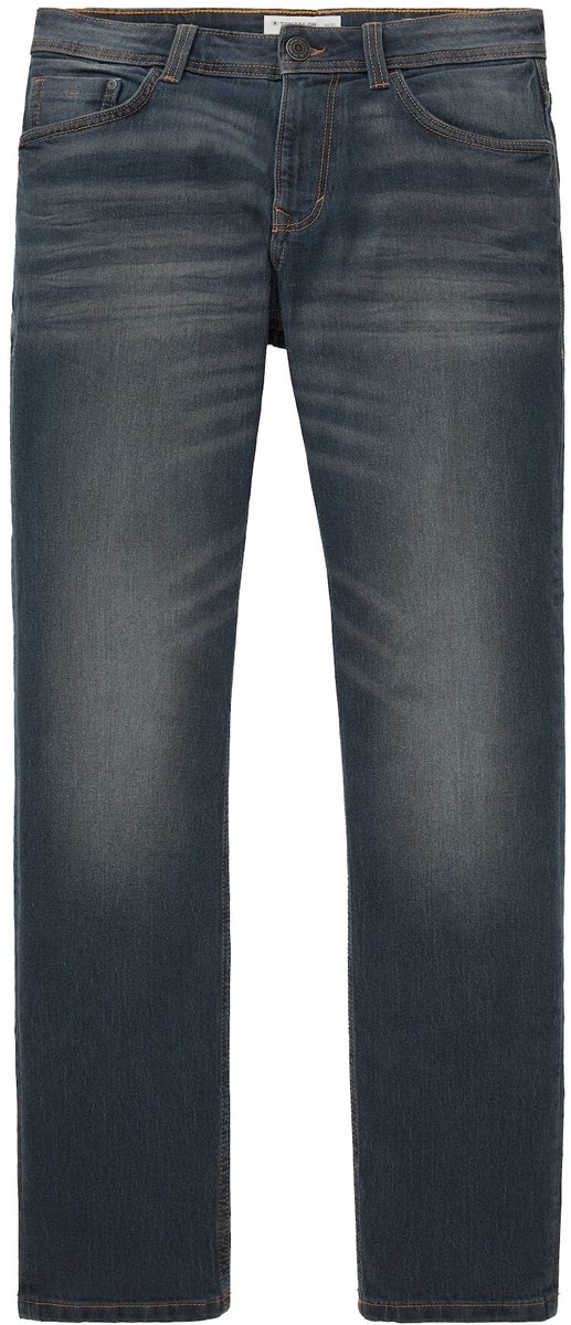 Tom Tailor - TTMARVIN STRAIGHT-jeans - Maat 29/30 - mid stone wash denim