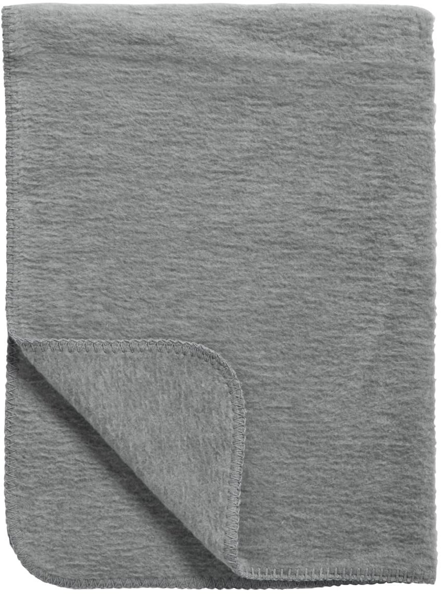 Elzusha - Uni Ledikantdeken 75 x 100 cm Grijs