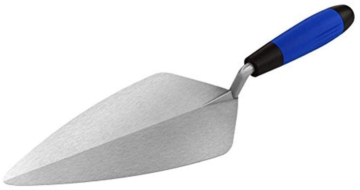 Elzusha - Professionele Troffel van Koolstofstaal - Comfort Handgreep 33 cm