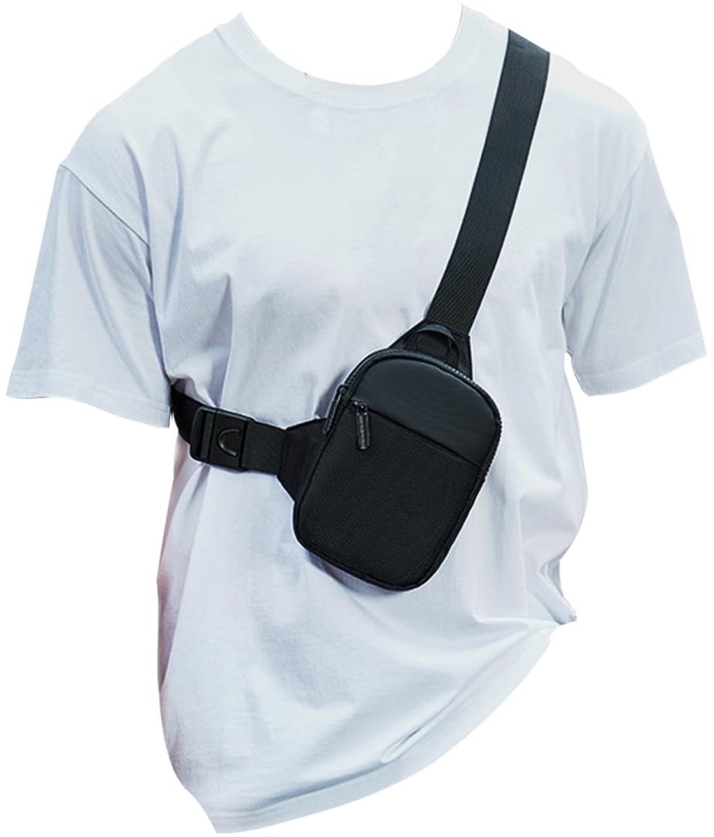 Elzusha - Schoudertas - Waterproof - Voor Mobiele Telefoon - Zwart
