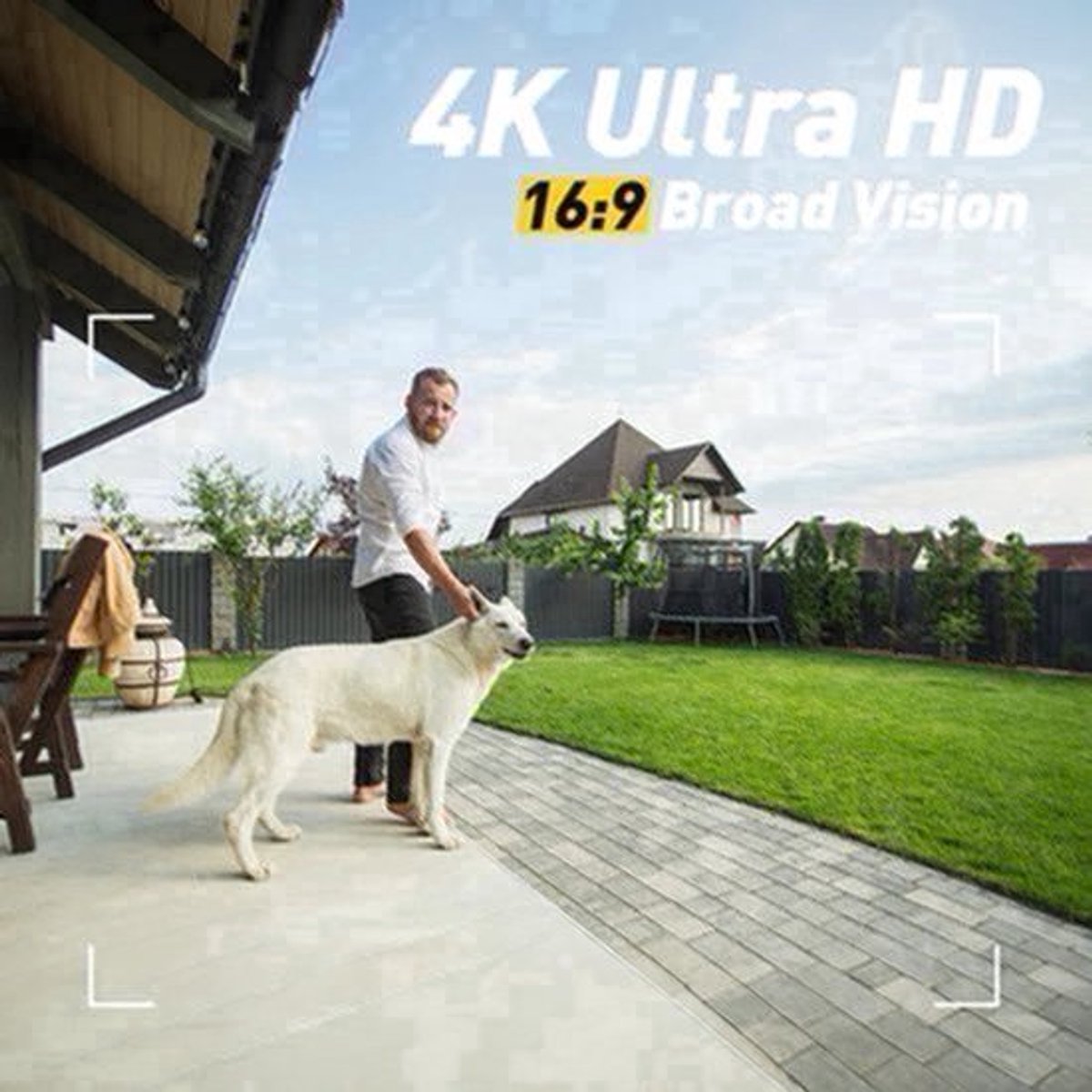 Beveiligingscamera - Beveiligingscamerasysteem - Camerabewaking - 4K Ultra HD - 8CH DVR - H.265 - Weerbestendig - Binnen - Buiten - 4 Camera's - Ingebouwde HDD - Geen