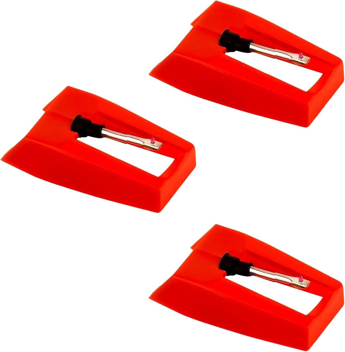 Set van 3 Duurzame Draaitafelnaalden voor Platenspelers, Universele Vinylnaalden, Hoge Kwaliteit Geluidsweergave