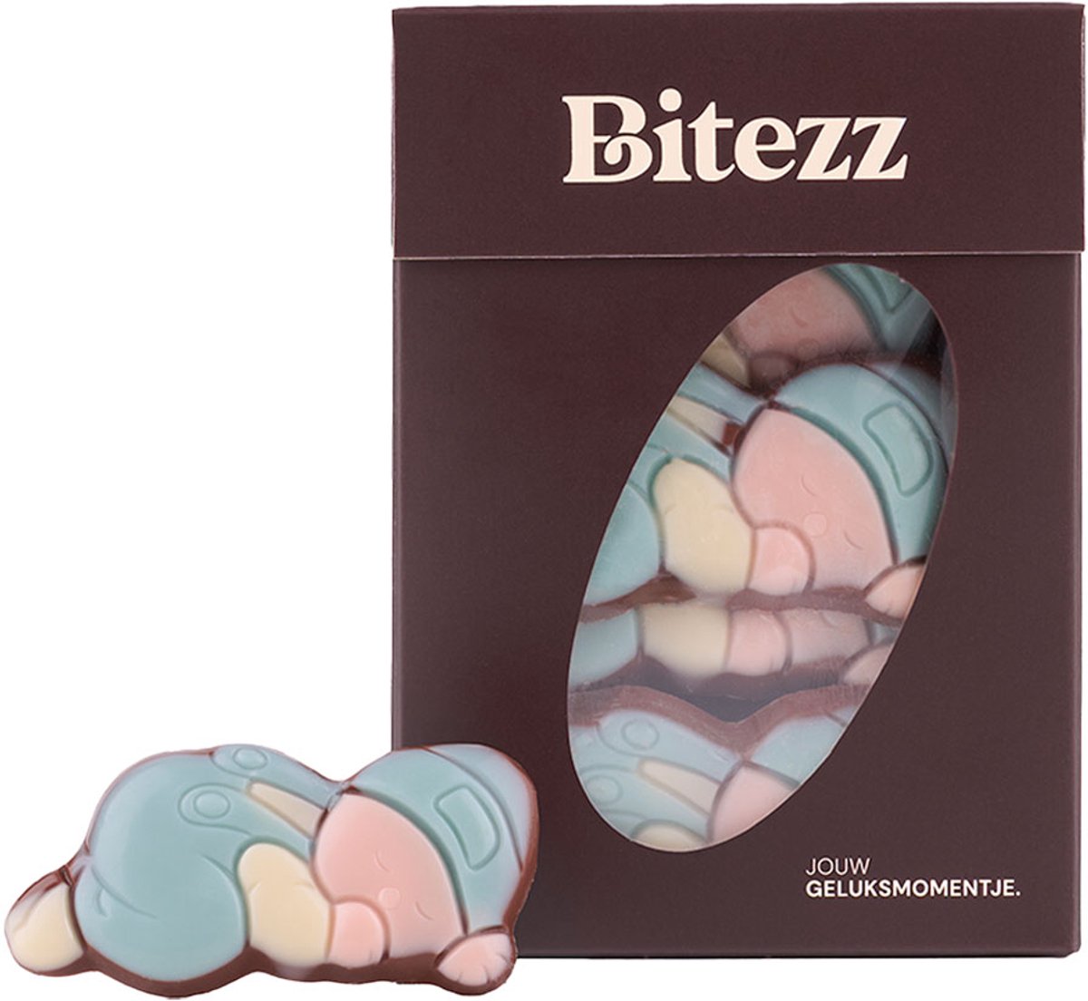 Chocolade baby blauw 400 gram
