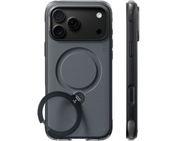 TORRAS Hoesje Geschikt voor Apple iPhone 18 Pro Max | Q3 Air Essential | Compatibel met MagSafe / Qi2 | Back Cover met Magneet | 360° Draaibare Ring Standaard | Zwart
