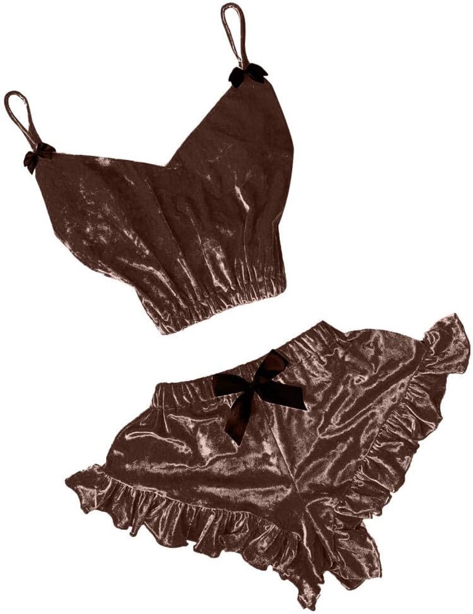 Sets met nachtmode & ochtendjas Erotische Lingerie Vrouwen Porno V-hals Vlek Nachtkleding Sexy Ondergoed Verleiding Beha Slips Kostuum