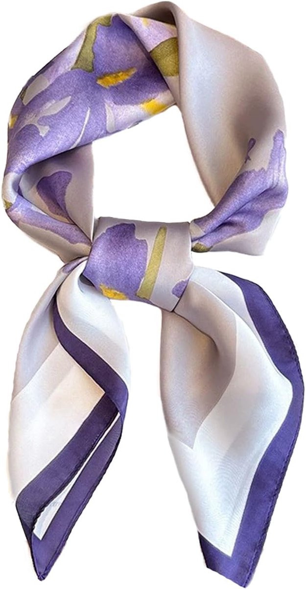 Zijden sjaal, elegante en lichte 100% zijde zakelijke sjaal, geschikt voor alle gelegenheden
