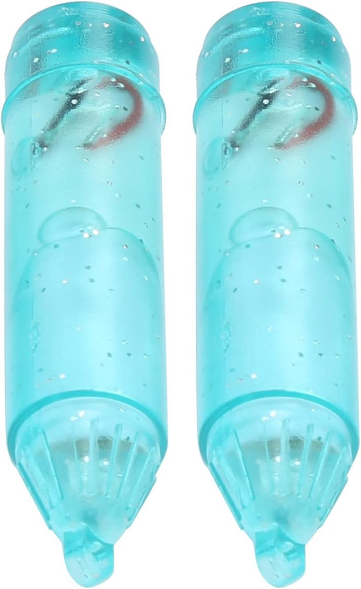 4 Stuks Vissen LED Loklicht Onderwater Loklamp Waterdicht Aas Lichtblauw met Doos