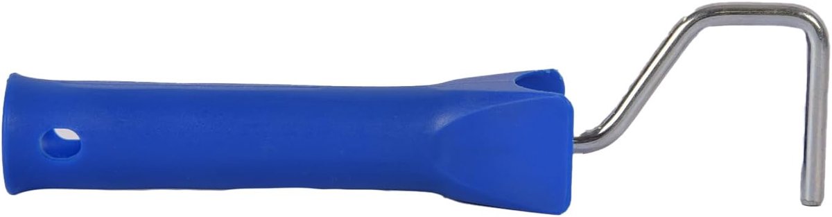 Verfroller Beugel Blauw, 10x5 cm, Metaal en Kunststof Materialen, Handig voor Diverse Schilderklussen