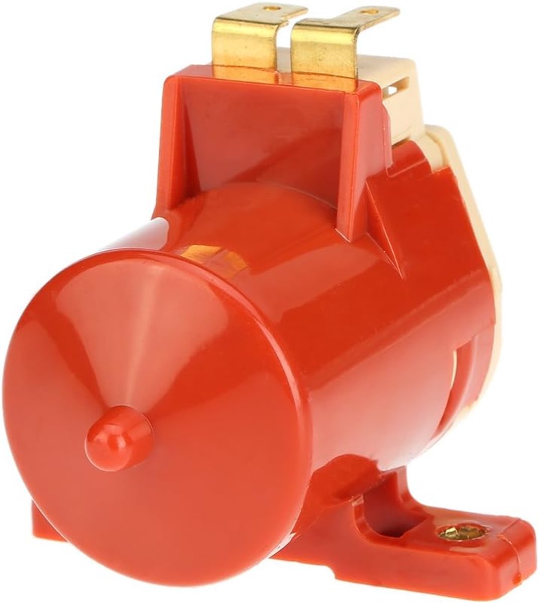 Ruitensproeierpomp, directe vervanging voor bestaande eenheid, universeel voor auto, bestelwagen, bus, vrachtwagen, 6 maanden garantie, kleur: rood, kunststof materiaal, montage: