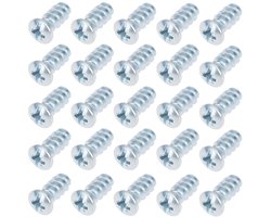 100 stuks Scharnierschroeven Phillips M6,3 x 13 mm pankop vervangen OEM 109067 Compatibel met IKEA KOMPLEMENT MICKE ROSENTORP HAUGA