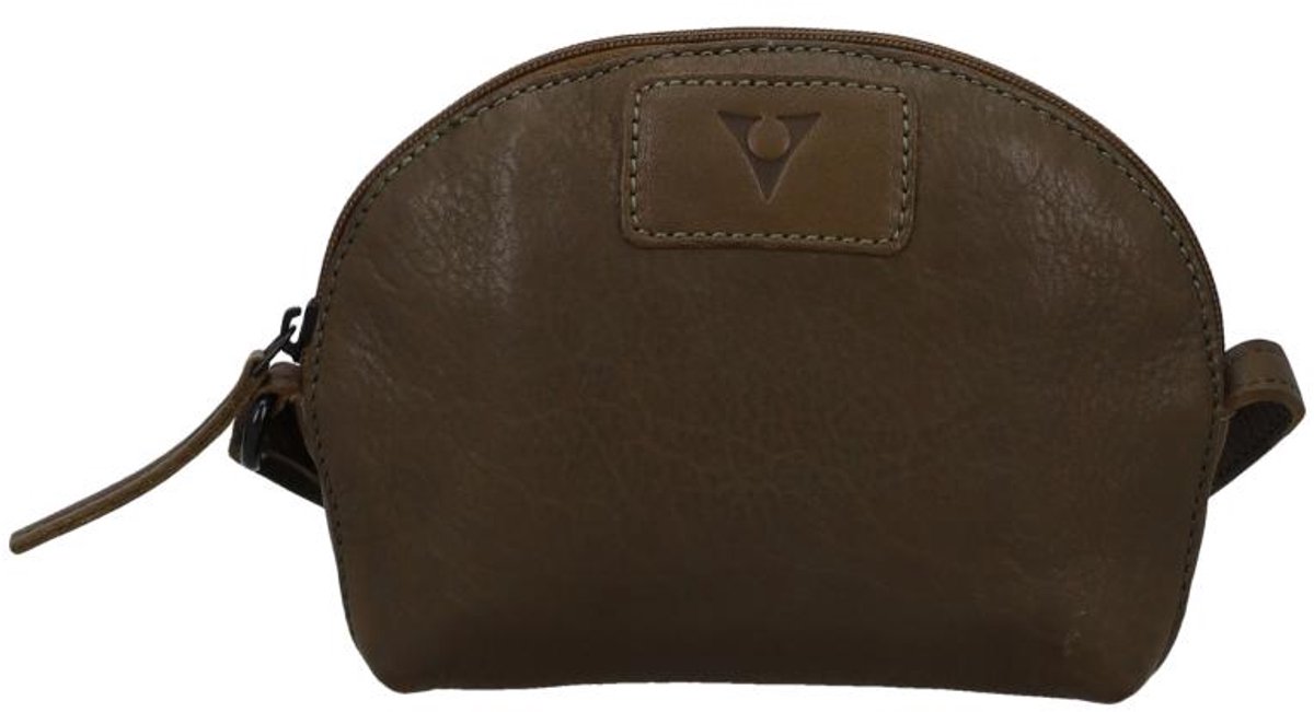 Van Os Tampa Crossbodytas Kleine Dames - Leer - Groen