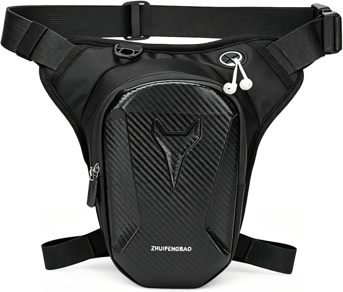 SnelShoppen - Waterproof Motorfiets Been Tas voor Mannen en Vrouwen - Duurzame Thigh Bag voor Hardlopen, Fietsen, Motor rijden, Vissen, Wandelen - Hoo