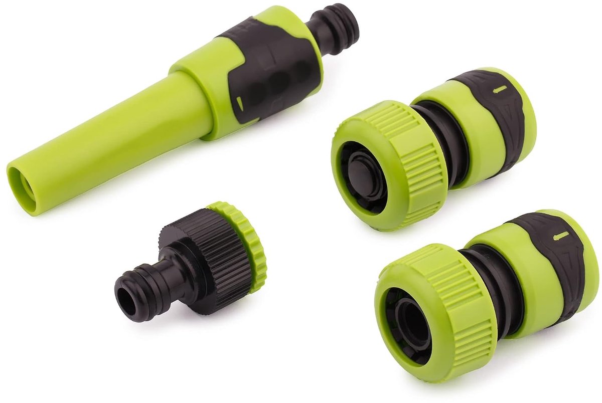 Irrigatieset 20 mm - 4 delen - inclusief sproeikop en aansluitstukken - ideaal voor tuinbewatering - ShopVlot