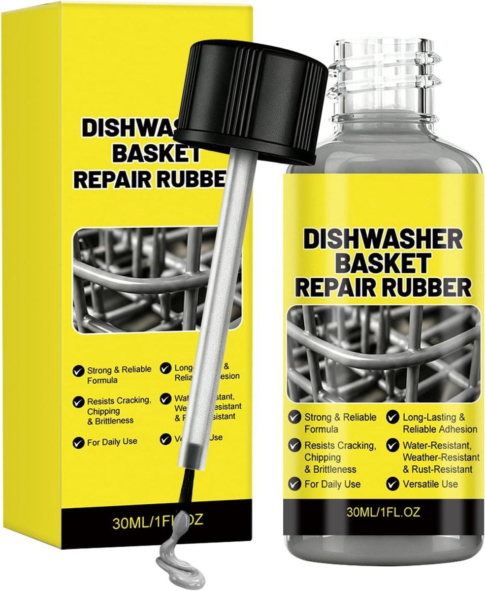 Vaatwassermand roest reparatie 30ml - grijs - geïntegreerde borstel - waterdichte roestbehandeling - ShopVlot