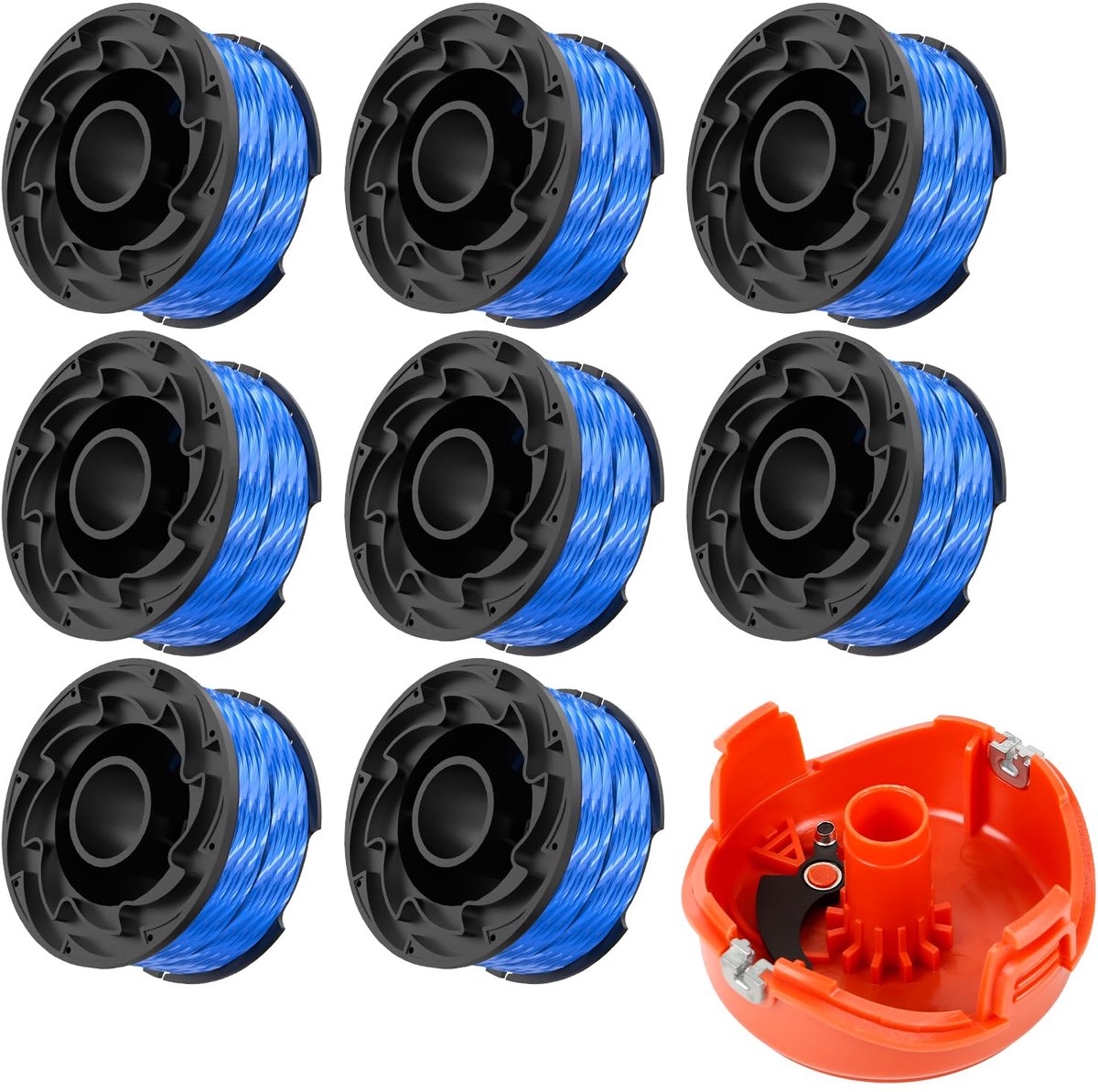 SnelShoppen - Reservedraadspoel voor Grasmaaier 1,65 mm x 12,2 m - Geschikt voor GL315 GL350 GL650 GL652 GL655 GL660 GL680 - Tuinaccessoire voor Perfe