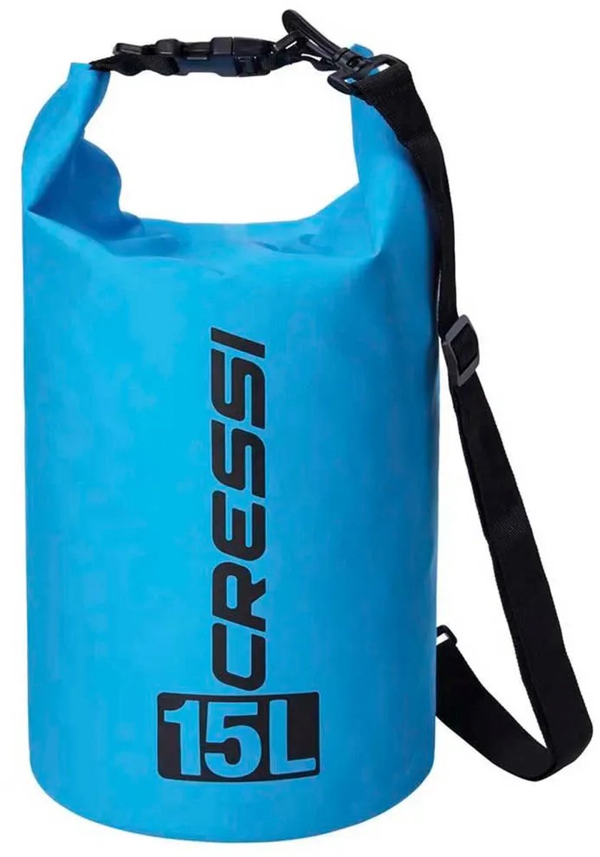 Cressi Pvc 15l Droge Zak Blauw
