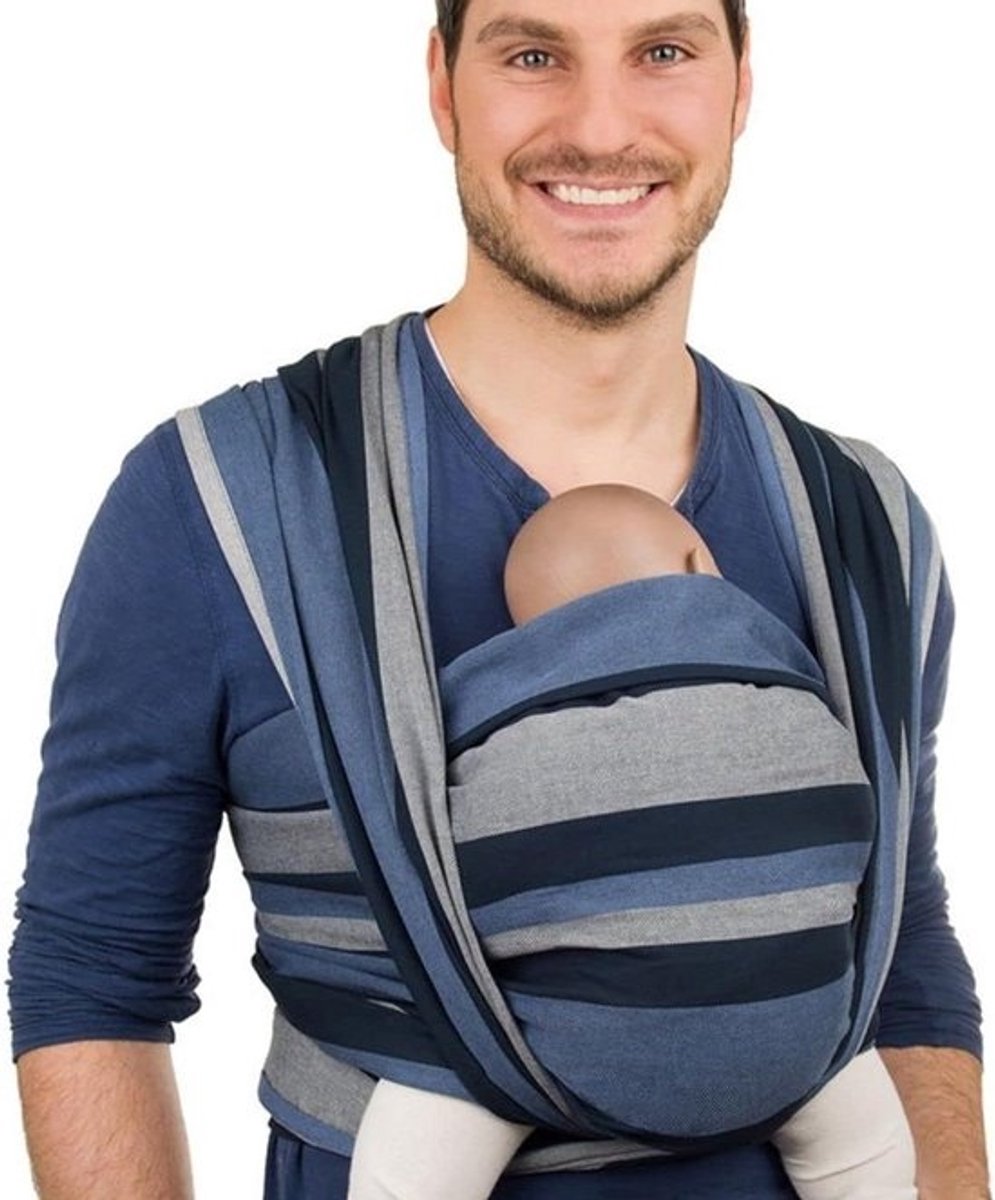 Draagdoek voor baby's - Draagdoek voor kinderen - Om de baby dichtbij te dragen - Gekleurd katoengaren - 4.60 m - Montreal