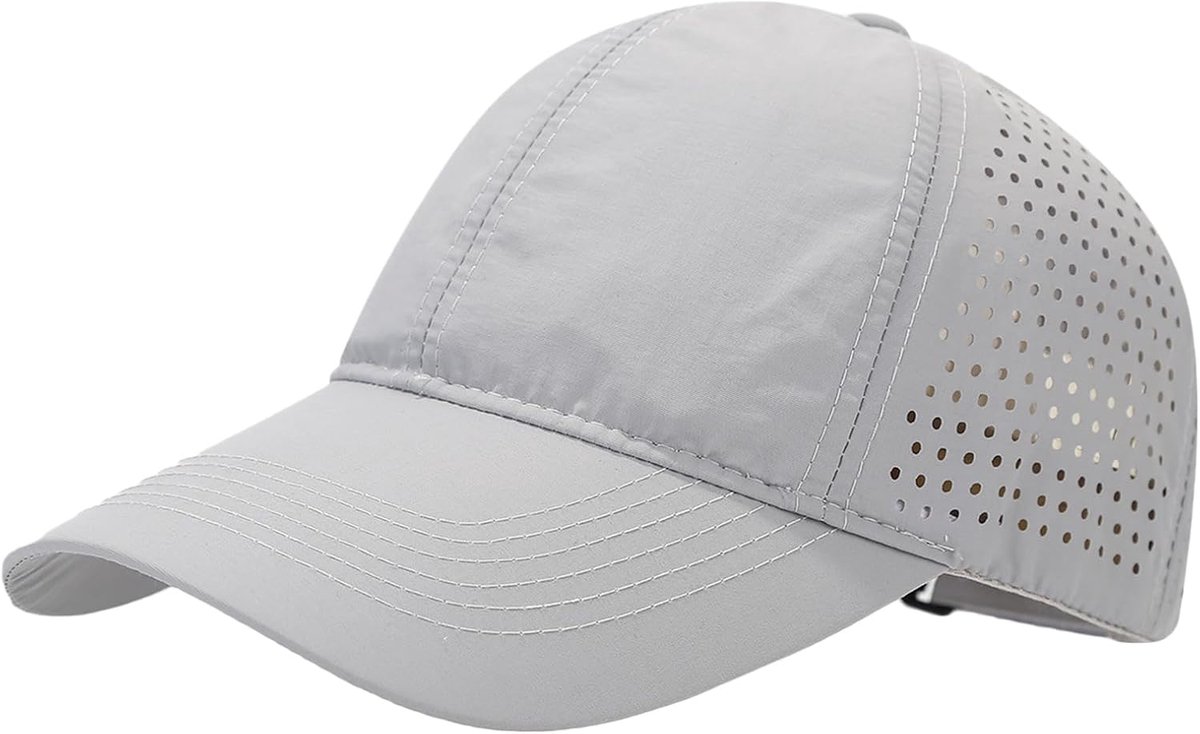 Baseballpet verstelbare ademende zonnehoed unisex casual outdoor sport effen kleur pet voor vrouwen mannen