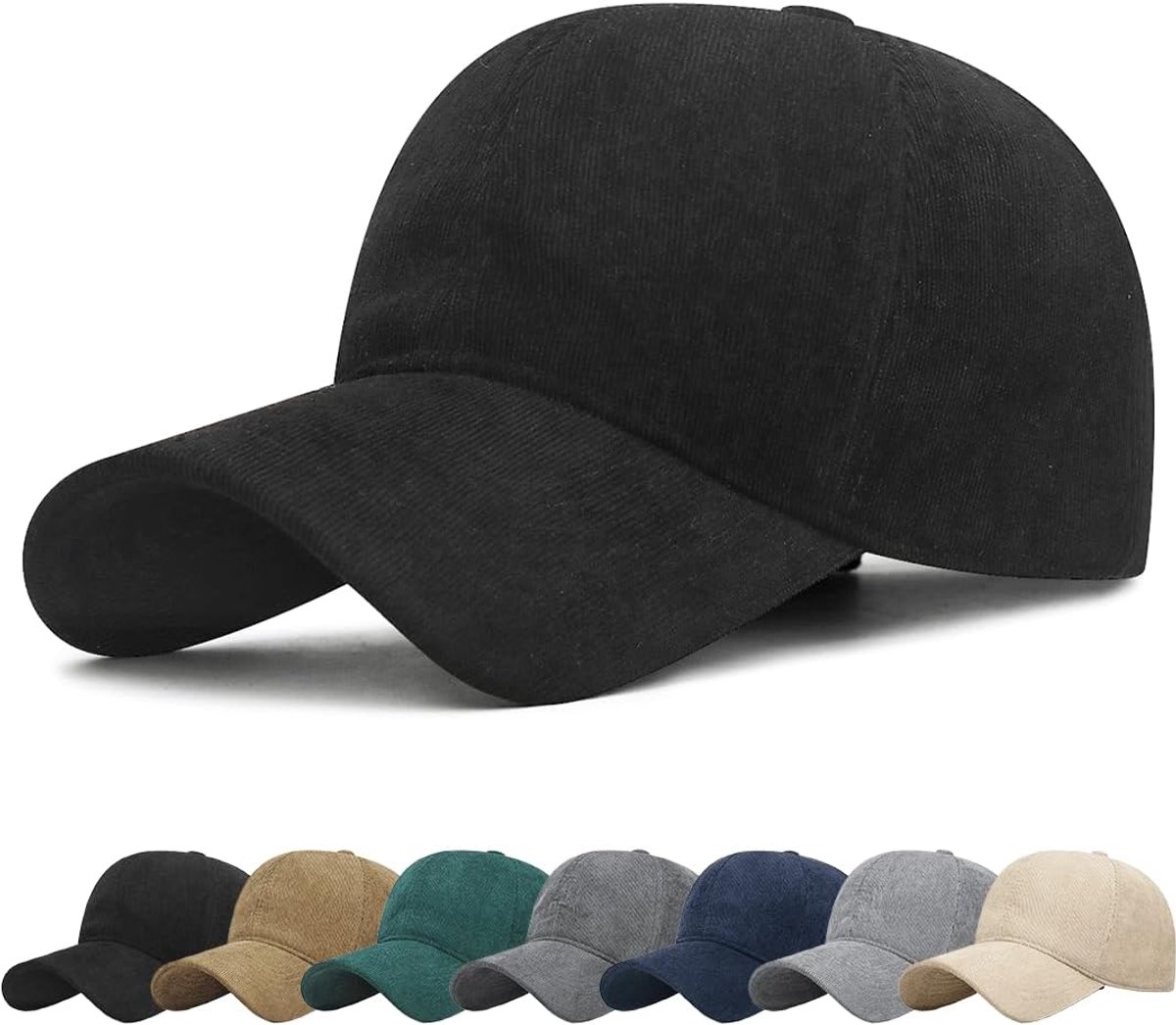 Honkbalpet voor de winter, uniseks, verstelbaar, warme wintermuts, katoen, hoogwaardige vintage pet voor vrouwen, winter-baseballpet, effen, warme baseballpet voor outdoor-reizen