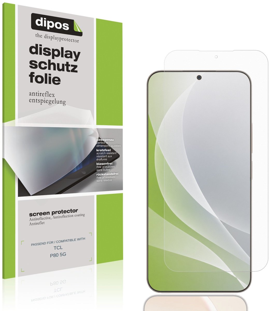dipos – 4x Matte Beschermfolie geschikt voor TCL P80 5G | Krasbestendige & antireflecterende Screenprotector Ultra-Thin