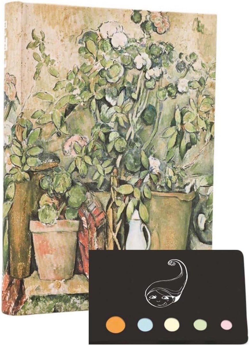 Set French agenda Paperb Civil 2026 Midi one day per page + 1 Blumie self-adhesive index (Rigide, terracotta pots) - ShopVlot