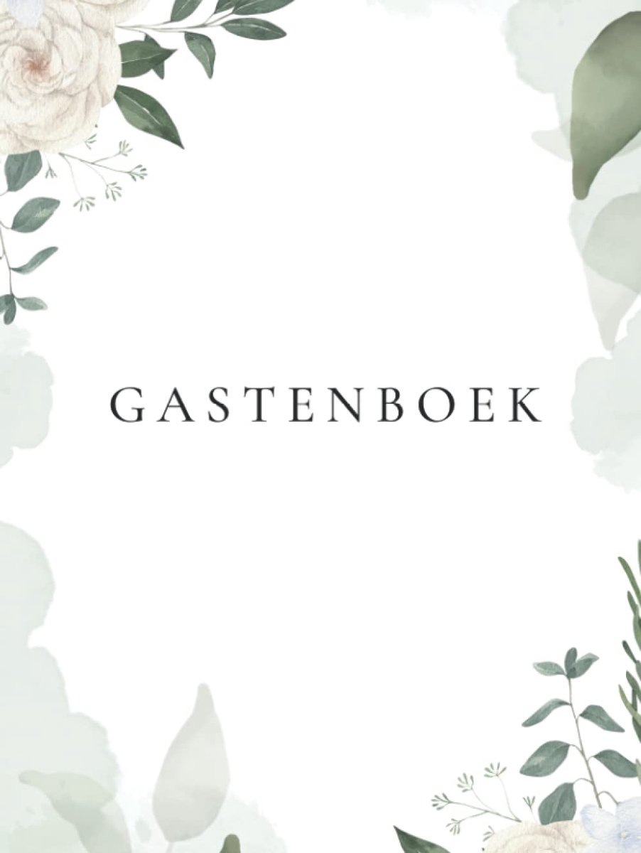 Gastenboek luxe uitvoering - Harde kaft - A4: voor Bruiloft - Baby Shower - Vakantiehuis - Trouw - Verjaardag - ShopVlot