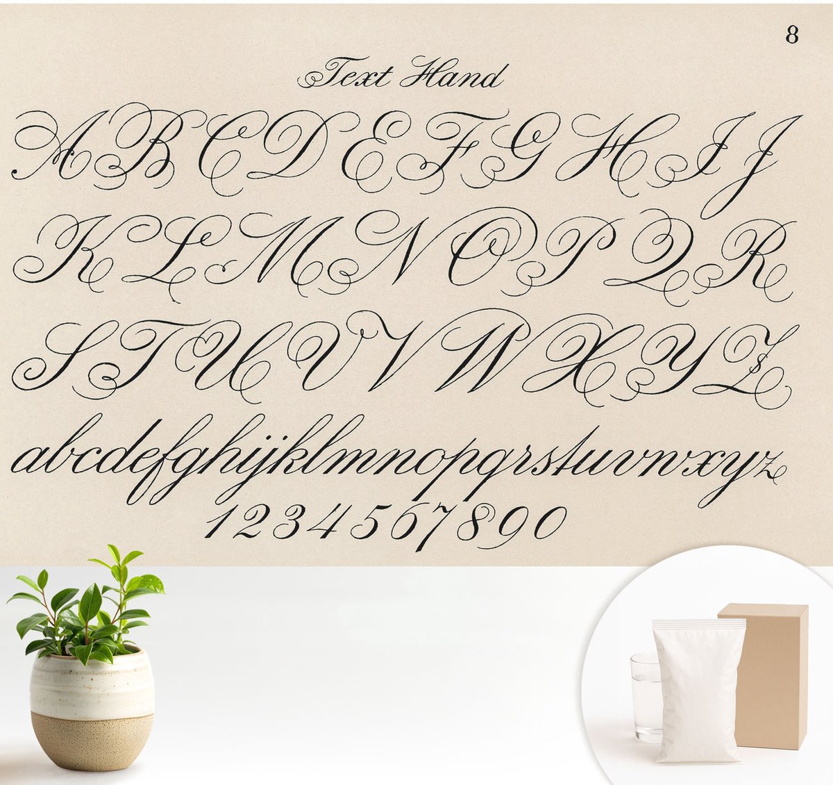 Wallfluent Fotobehang - Zwart Vliesbehang - 104x70 cm - Kalligrafisch Schrift Fotobehang Vlies - Hal behang Teksten - Muurschildering - Woonkamer behang