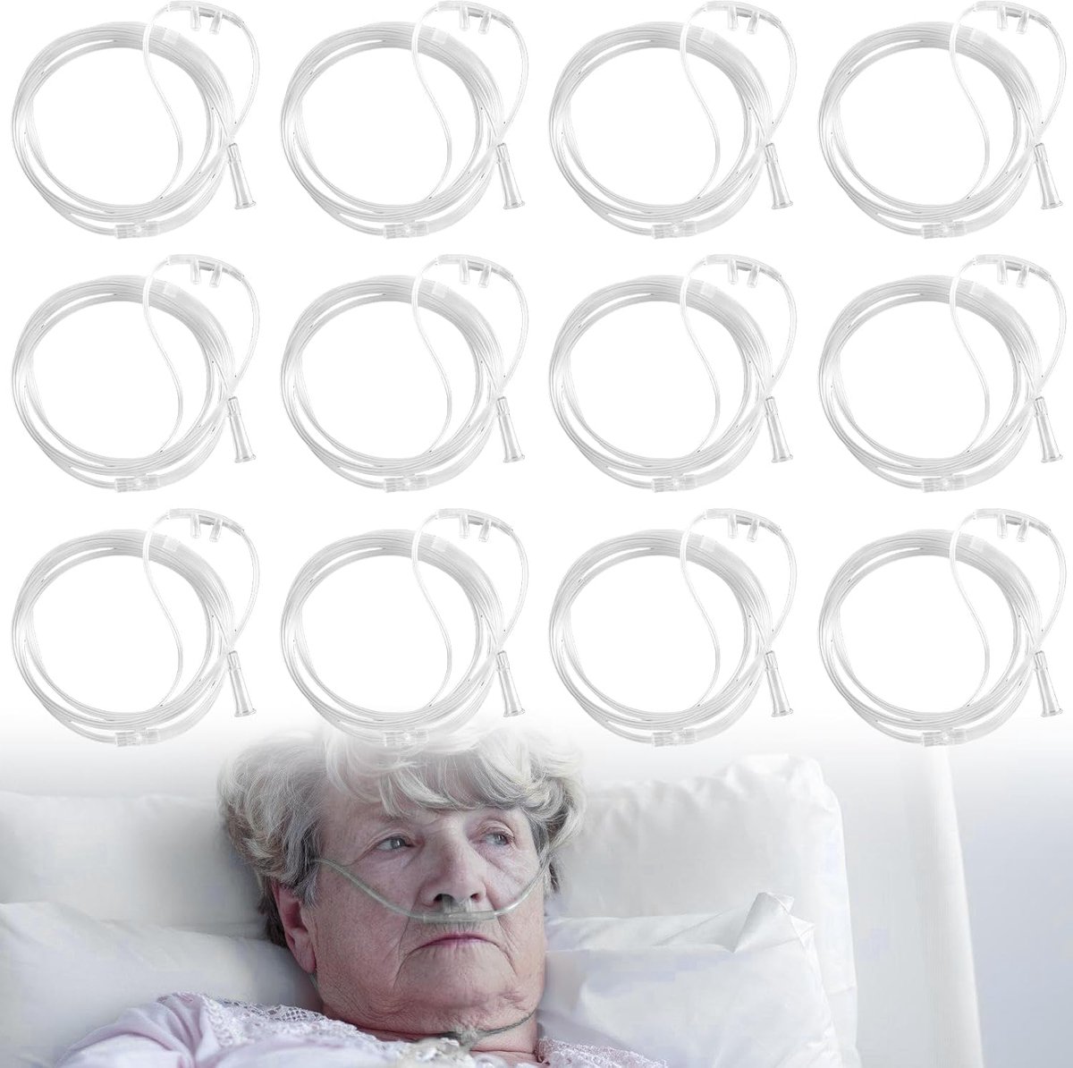 Oxygen Goggles, Nose Glasses: 3 m Nasal Glasses for Oxygen Device, Nose Glasses, Oxygen Tube, Nose Glasses, Oxygen - ShopVlot