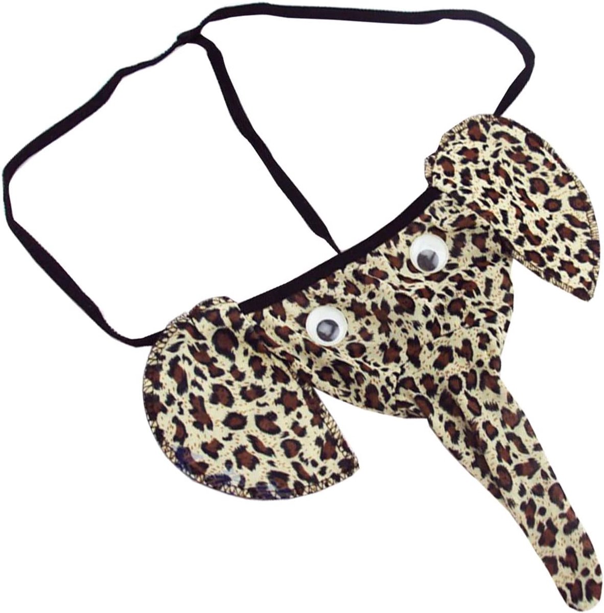 Mankini Ondergoed voor Mannen - Leopard Print - Transparant - Verras je partner! - ShopVlot
