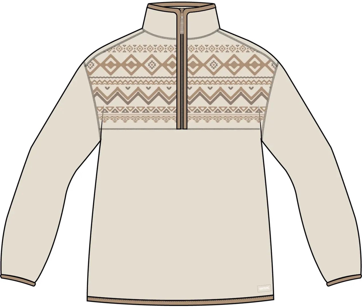 Light Vanilla Aztec Geo