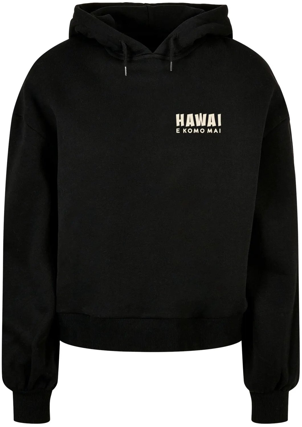 Dames Hoodie Merchcode Hawai Zwart