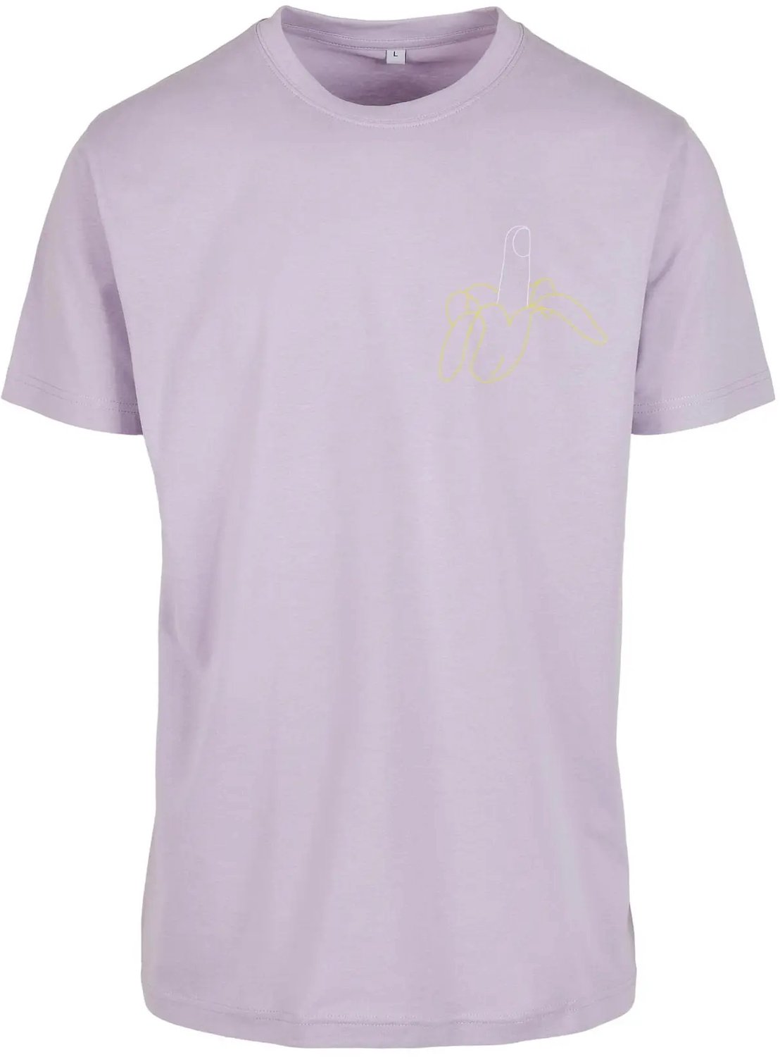 T-shirt Mister Tee Rude Banana Wit