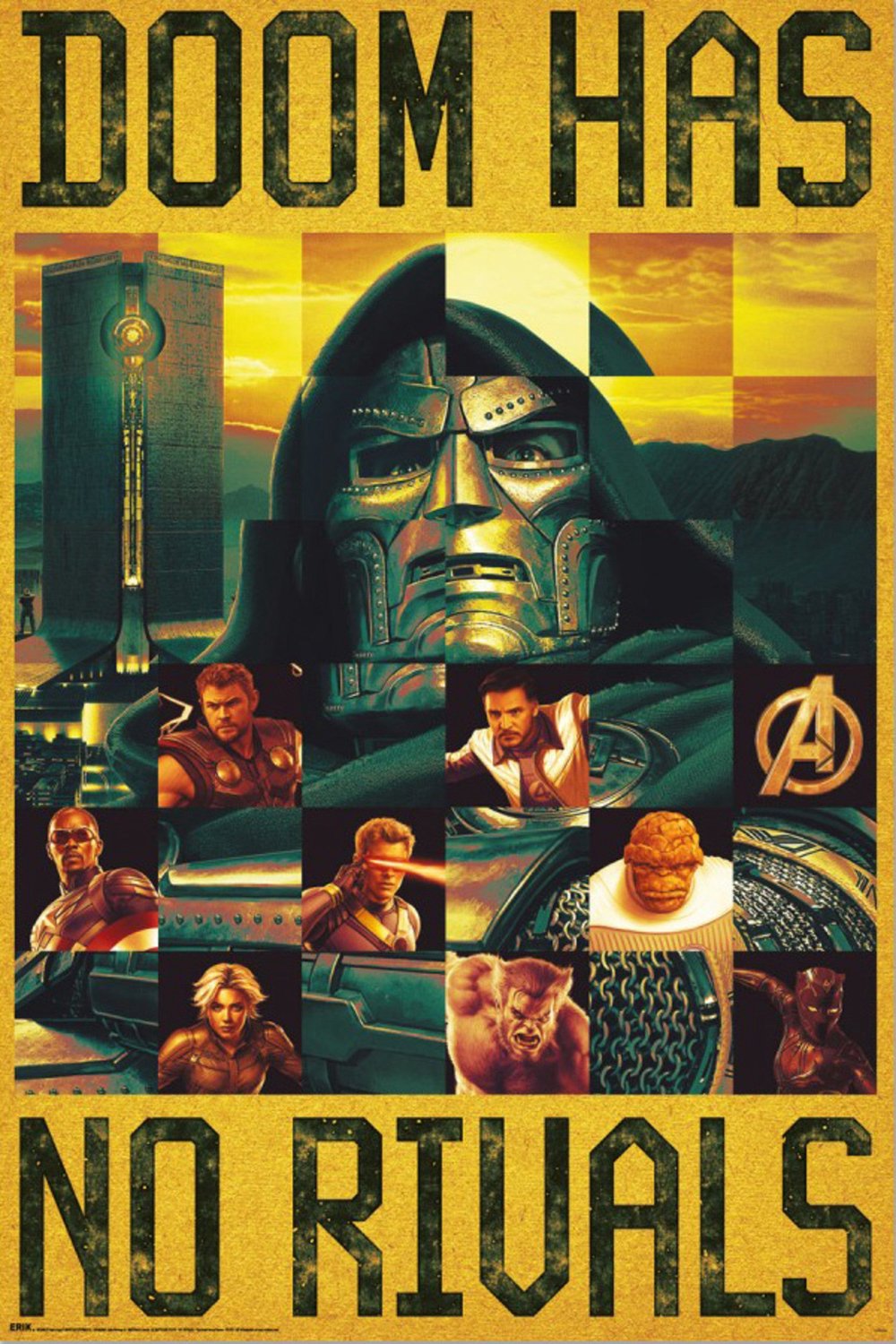 Grupo Erik Poster Marvel - Avengers - Doomsday - Doom Has No Rivals 61x91,5cm Divers